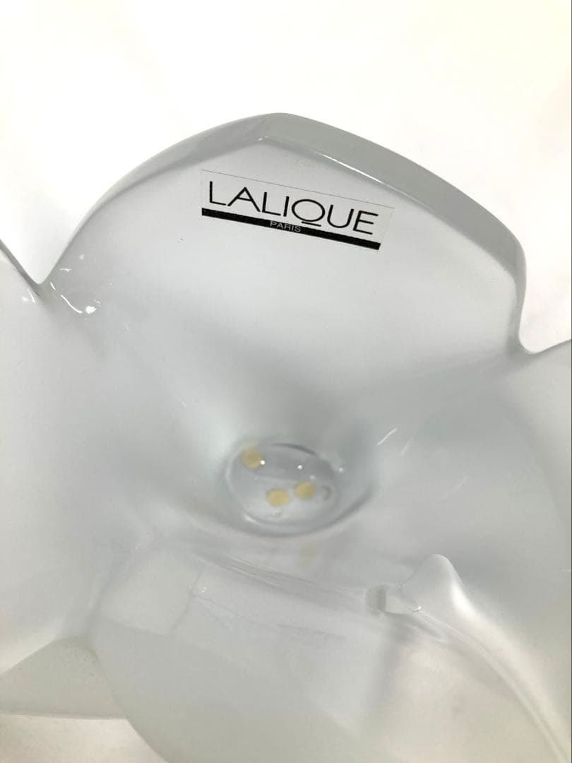 1182N9パ LALIQUE ラリック 白鳥モチーフ 花瓶 花びん