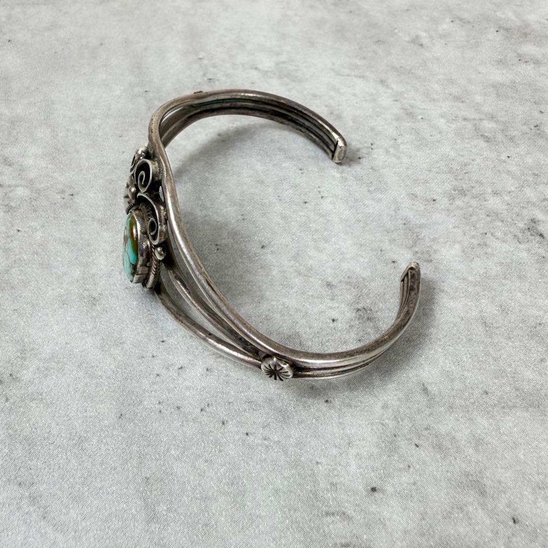NAVAJO アーノルドグッドラック ターコイズシルバーバングル ナバホ