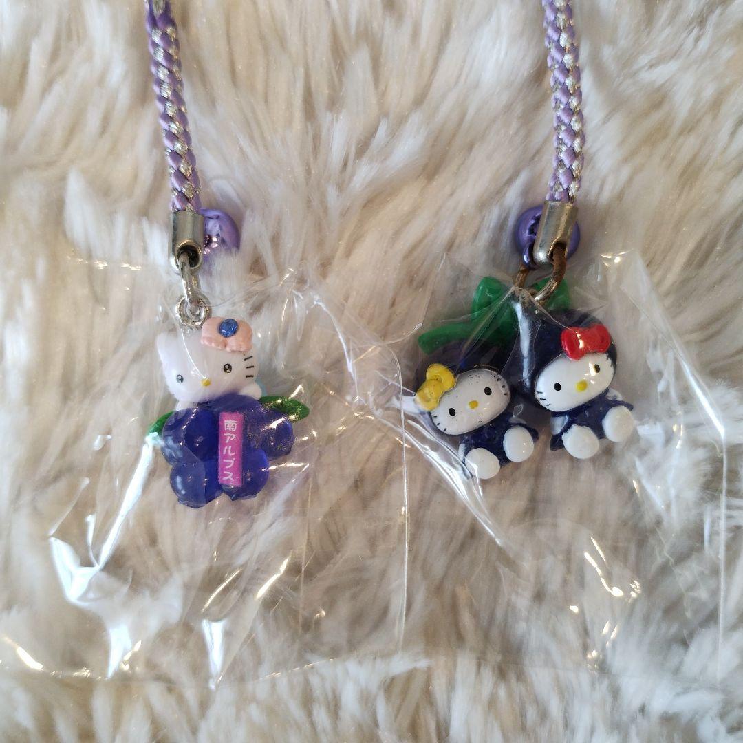 ご当地キティ 南アルプス限定 ブルーベリー 根付けストラップ 天然水 レア