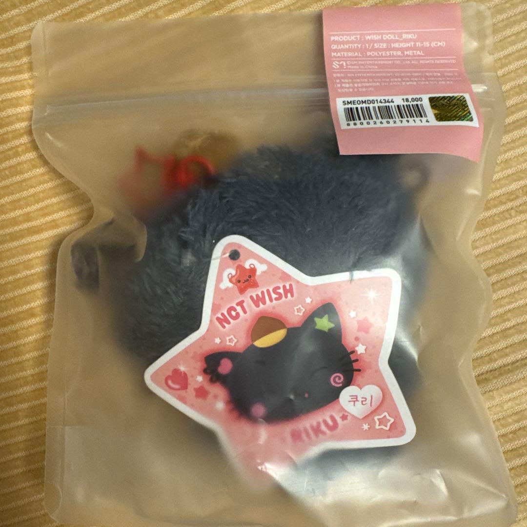 リク　マスコットキーホルダー　md　ぬいぐるみ　クリ　nct wish doll