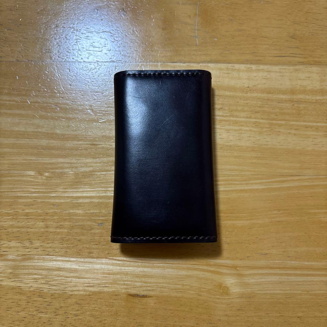 ガンゾ　シェルコードバン　キーケース