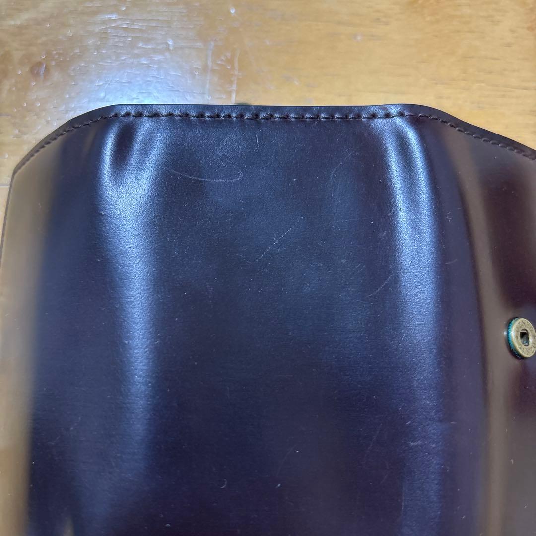 ガンゾ　シェルコードバン　キーケース