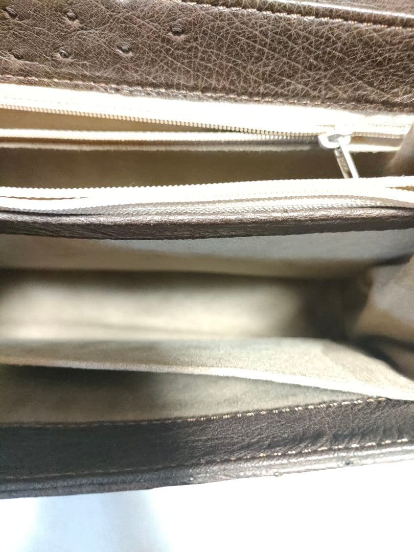 オーストリッチ   ハンドバッグ   ストラップ付き