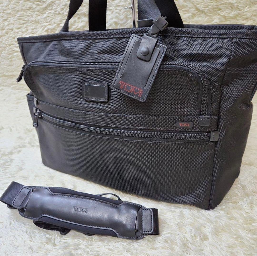 【極美品】TUMI　ビジネスバッグ　26197DH　ブラック　ナイロン　2WAY