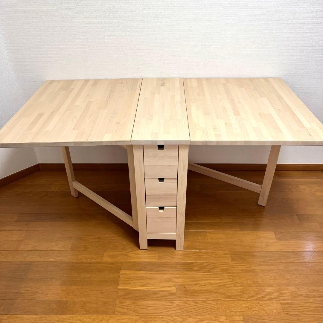 【galon】IKEA NORDEN ゲートレッグテーブル バーチ