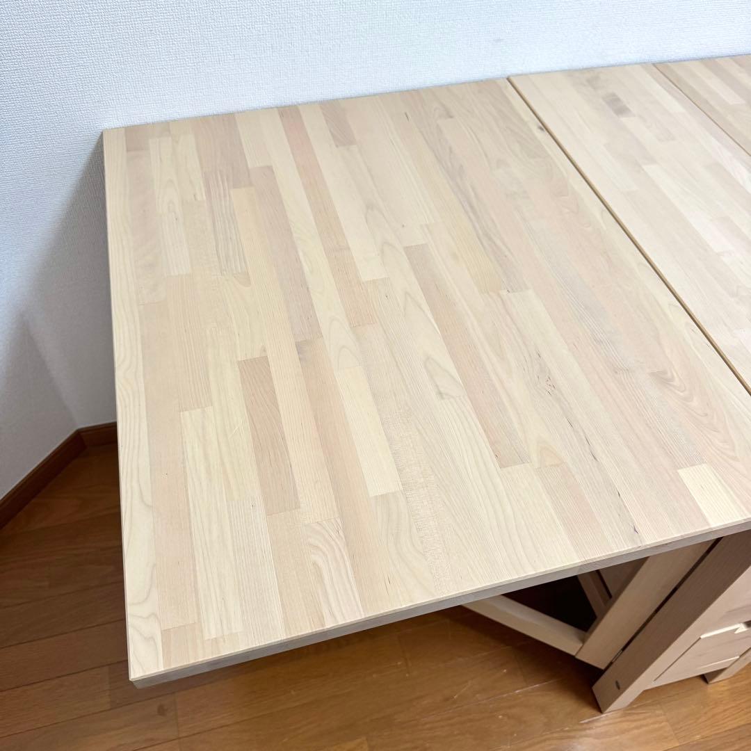 【galon】IKEA NORDEN ゲートレッグテーブル バーチ