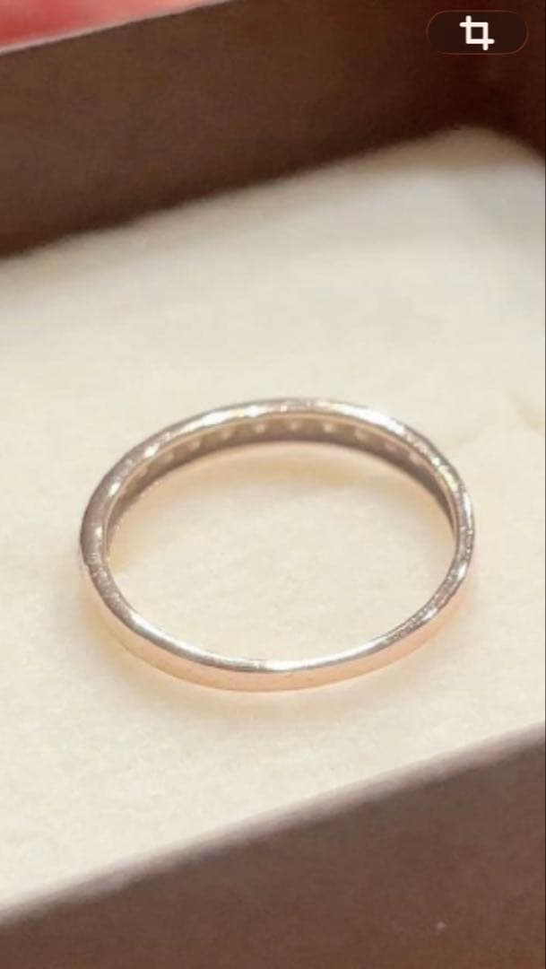 PePe K10ピンクゴールド　ダイヤモンド合計0.15ct リング