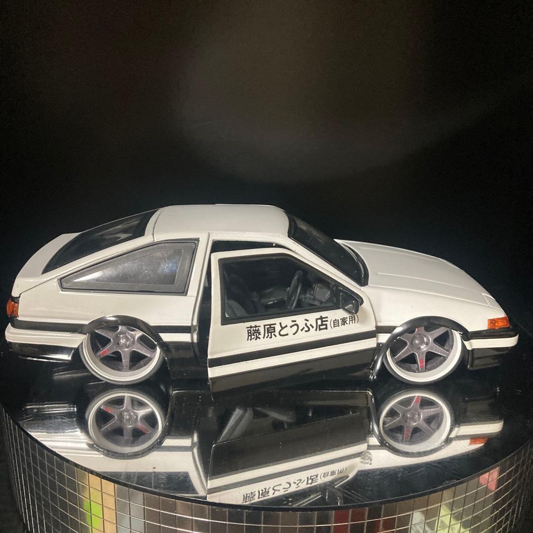 jada toys トヨタ AE86 藤原とうふ店 レイズホイール