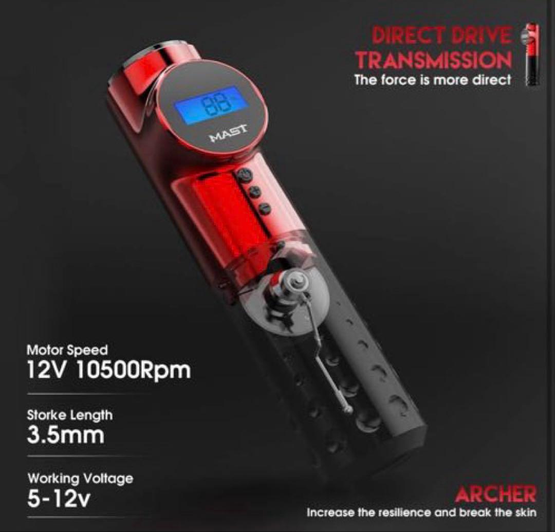 MAST マスト　タトゥーマシン　ペン型　ワイヤレス