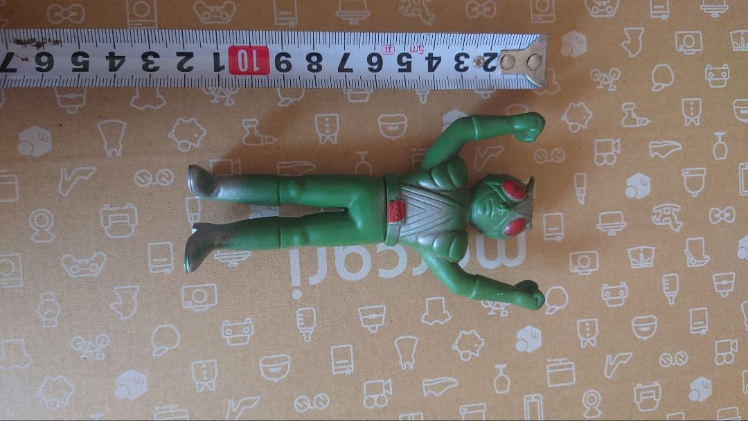 ライダーマン ソフビ 当時物