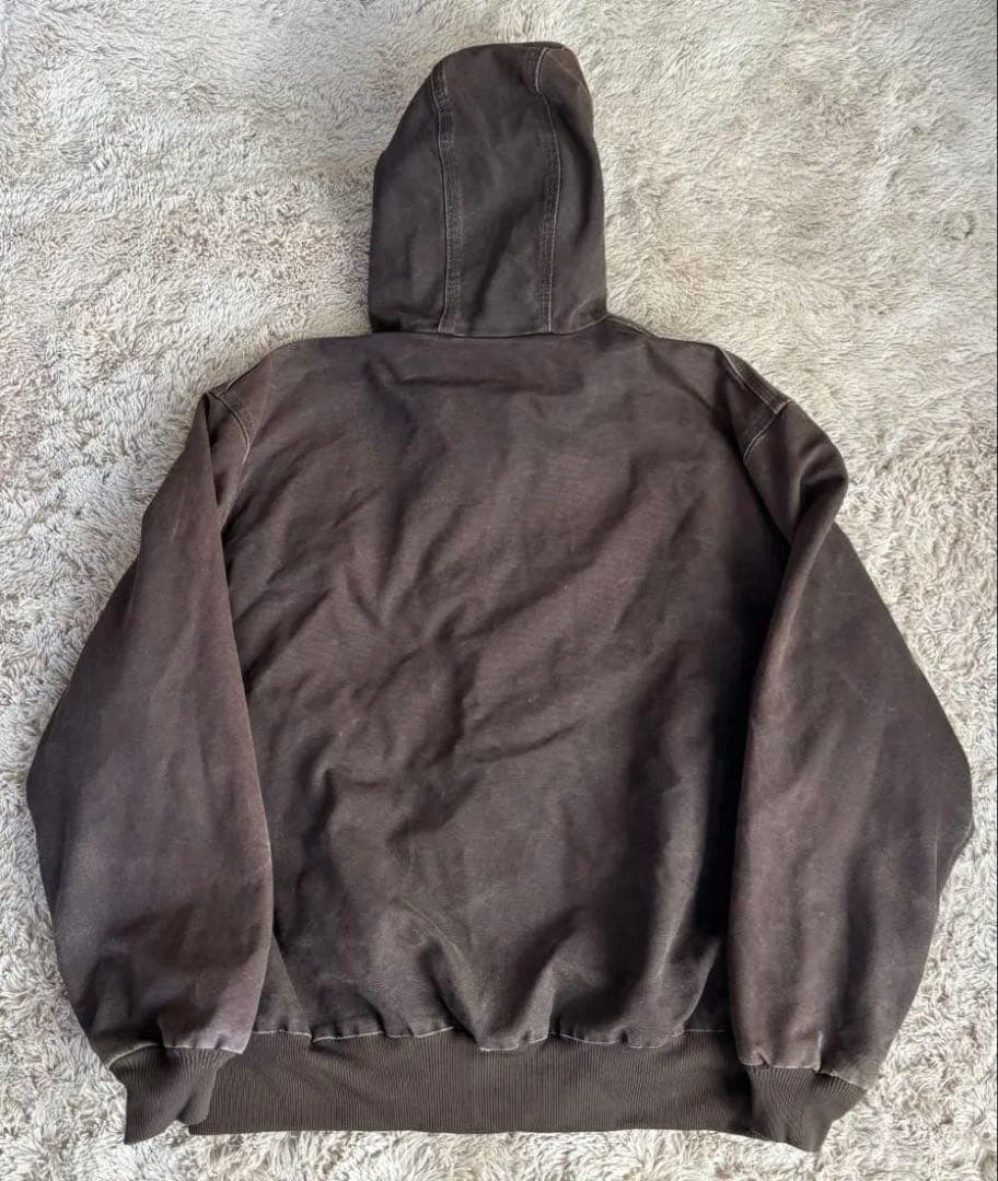 Carhartt アクティブジャケット　J25 DKB サーマル　ブラウン　XL