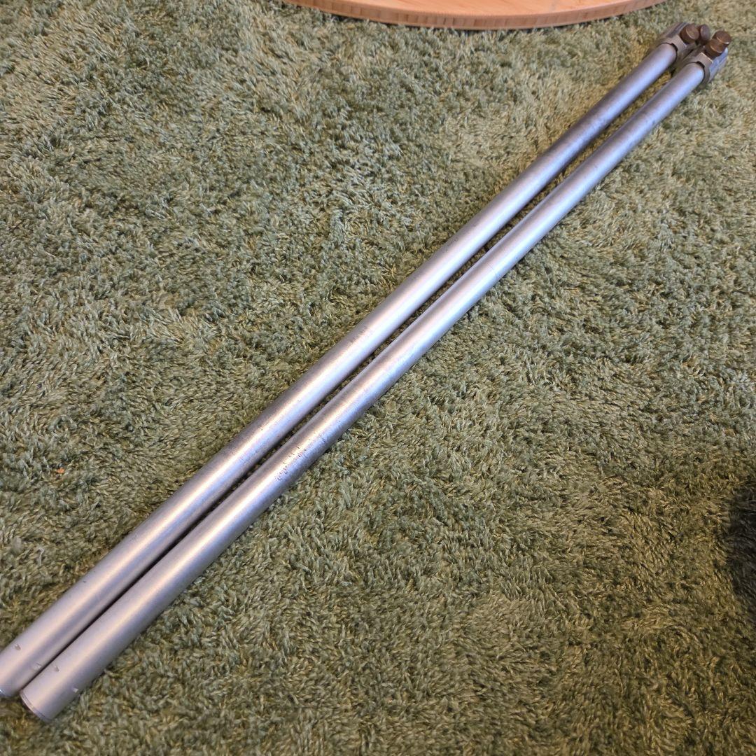 【スノーピーク】ローテーブルラウンド 竹　LV-242 廃盤希少品 高さ調整可能