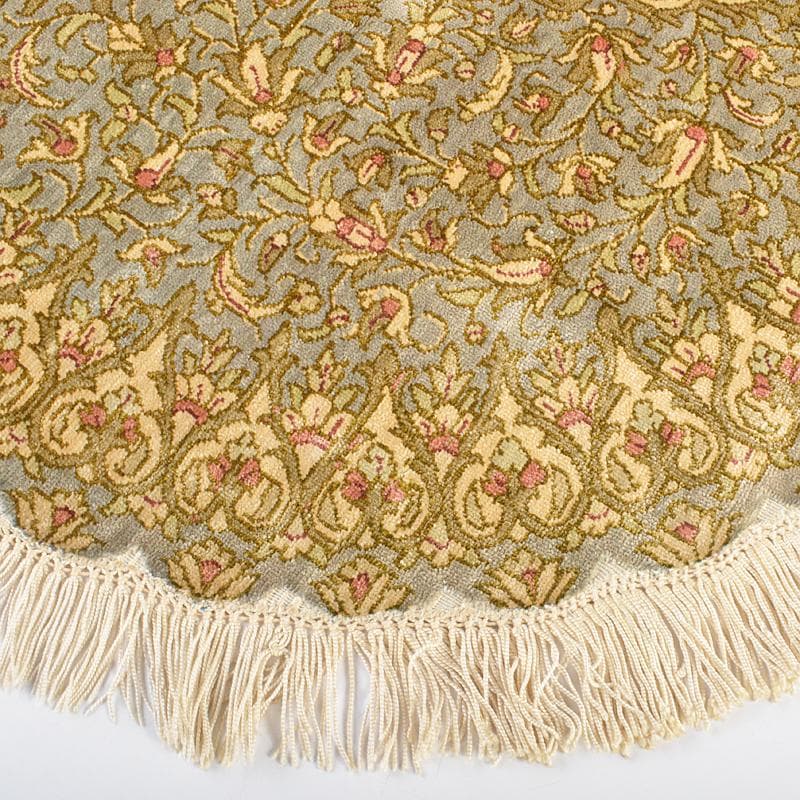 イラン製　ペルシャ絨毯　段通　絹100％　58×90cm　G　R5236B