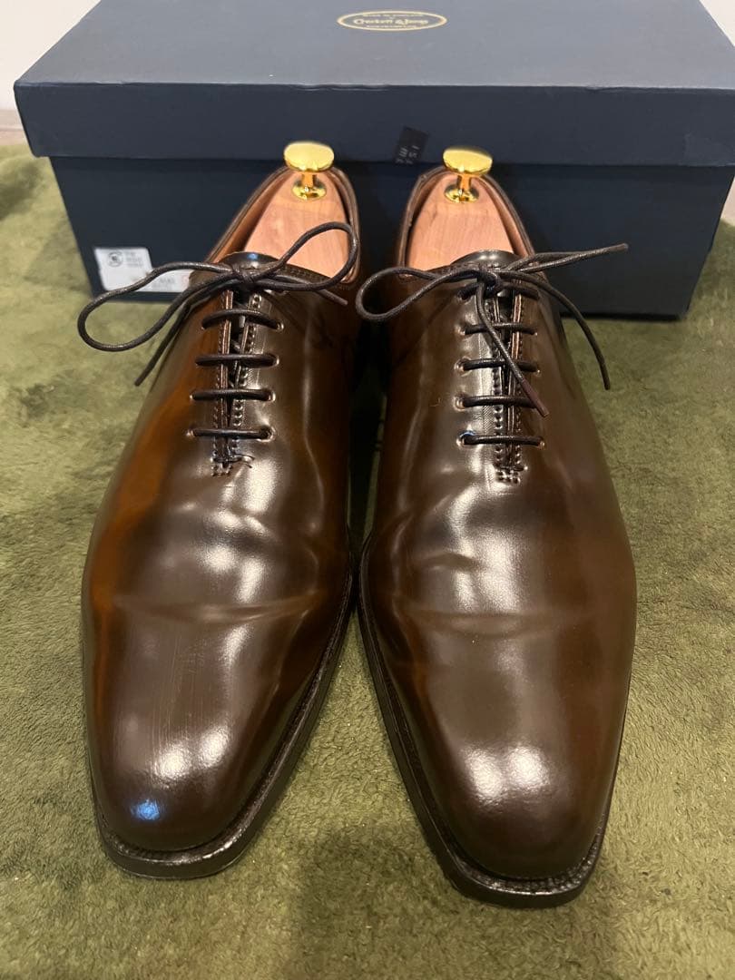 最終値下　クロケット＆ジョーンズ ALEX ダークブラウン コードバン 6.5E