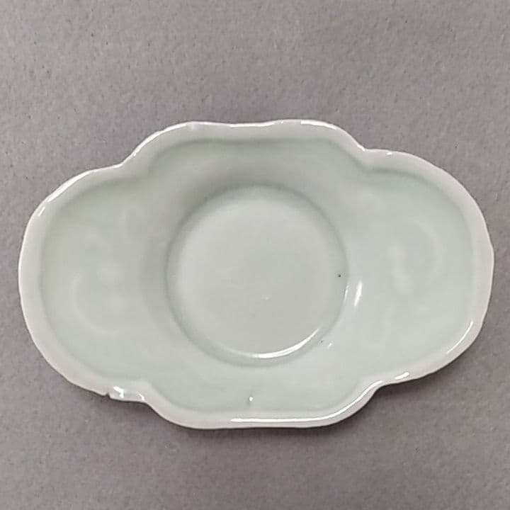 古伊万里青磁茶托　(NO1)　古伊万里皿　古伊万里茶碗　茶道具　煎茶道具