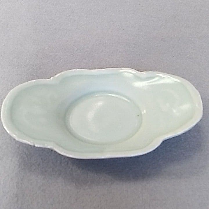 古伊万里青磁茶托　(NO1)　古伊万里皿　古伊万里茶碗　茶道具　煎茶道具