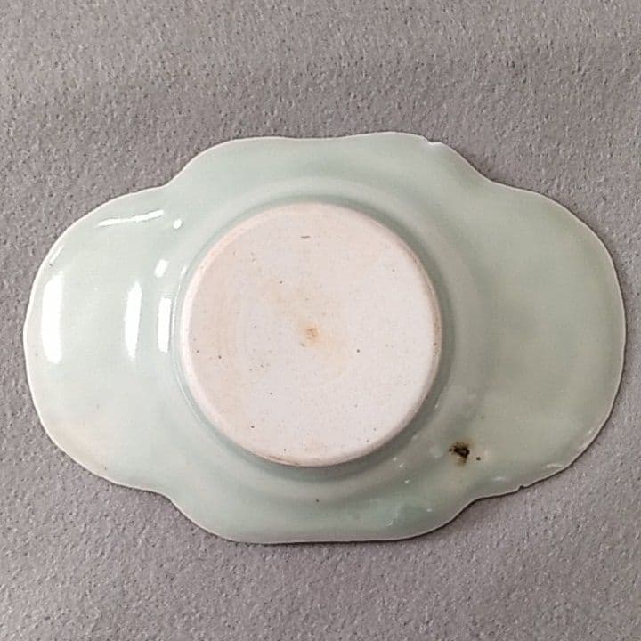 古伊万里青磁茶托　(NO1)　古伊万里皿　古伊万里茶碗　茶道具　煎茶道具