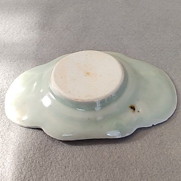 古伊万里青磁茶托　(NO1)　古伊万里皿　古伊万里茶碗　茶道具　煎茶道具