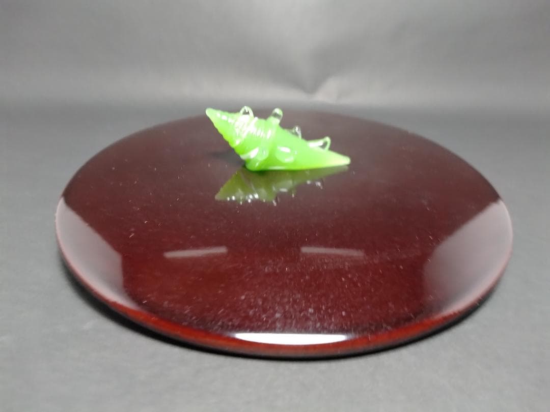 義山　水指　麦藁手　潮騒　ギヤマン　むぎわらで　しおさい　ガラス