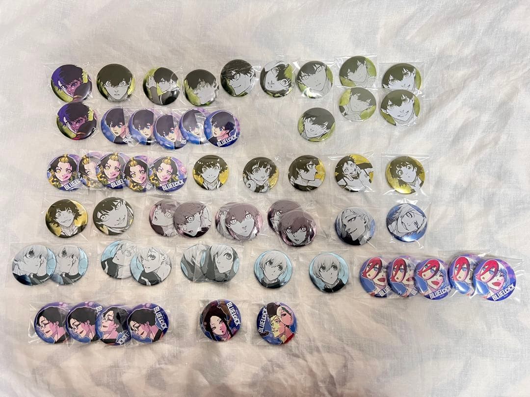 ブルーロック　缶バッジ　紙類　特典類　まとめ売り