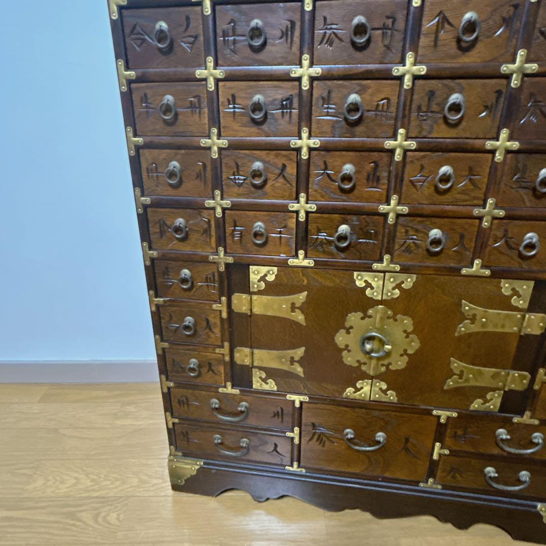 薬箪笥 薬箱 飾棚 小物入れ アンティーク レトロ 昭和 骨董 ヤクジャン