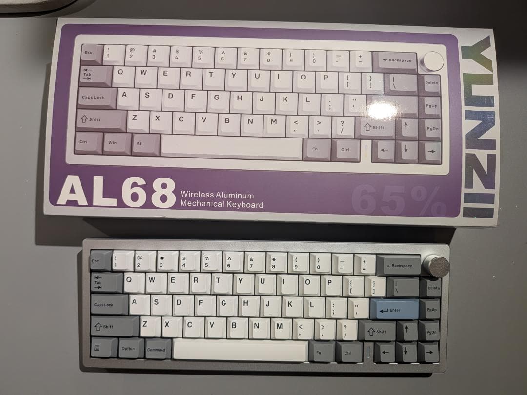 YUNZII AL68 ココアクリームV2スイッチ