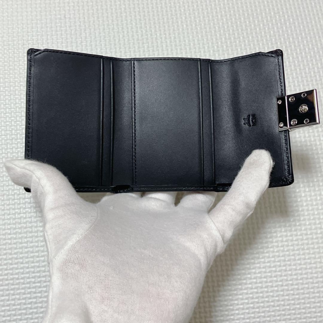 未使用　MCM三つ折りウォレット ヴィンテージ モノグラム ジャカード　箱袋付き