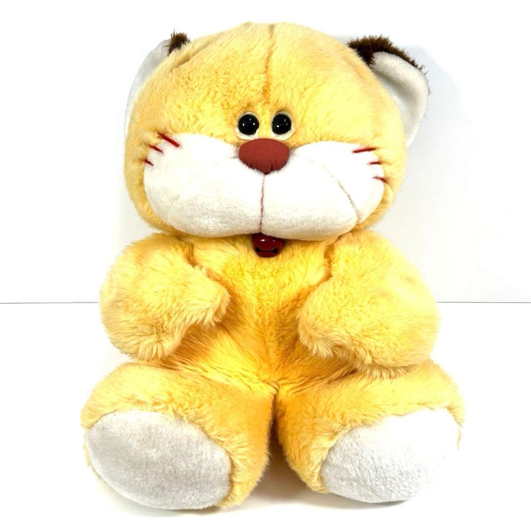 レトロ　当時物　オオイケ　ぬいぐるみ　ニャーニャー　ねこ