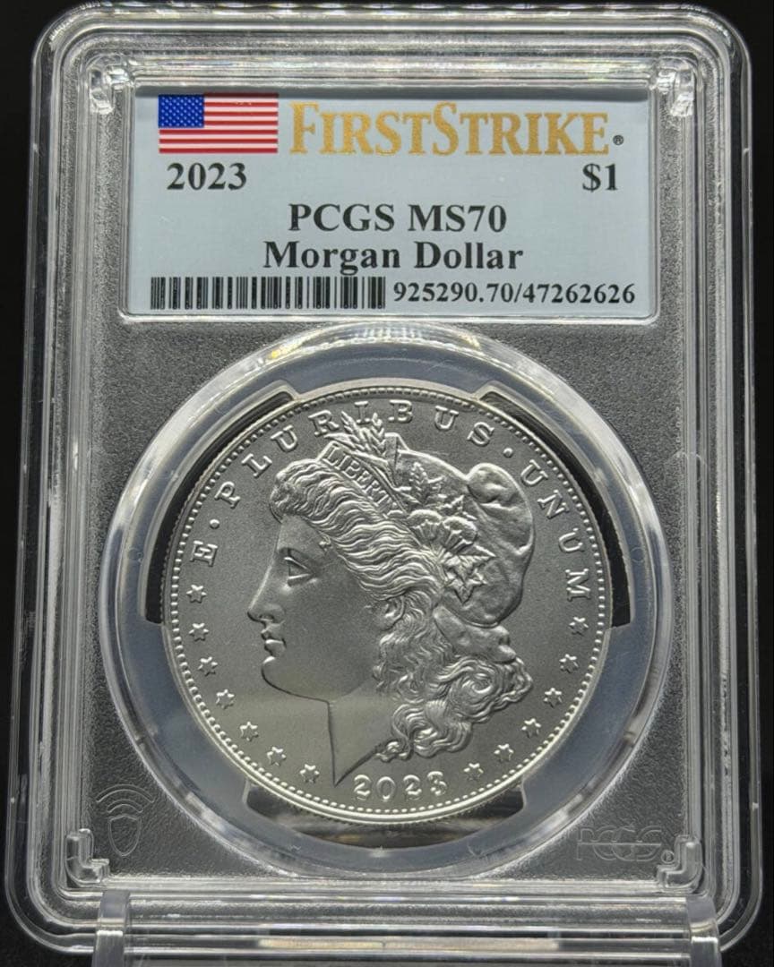 最高鑑定品！MS70 モルガンダラー　1ドル　純銀　銀貨