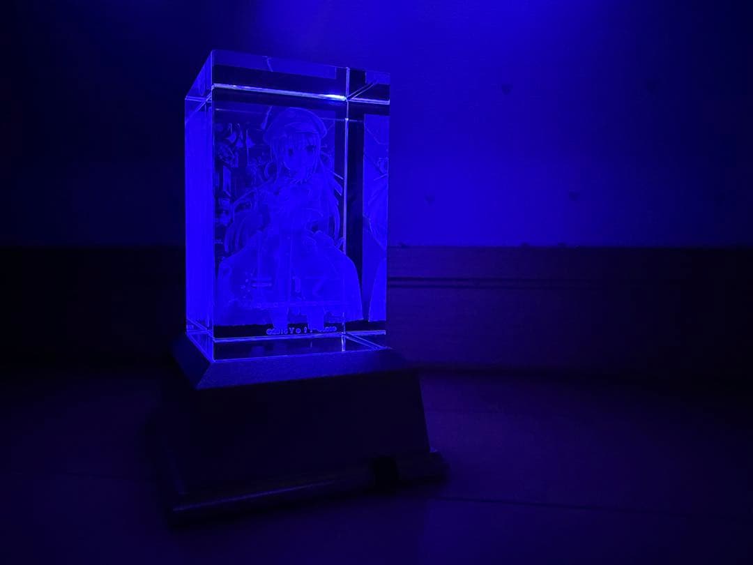 まいてつ クリスタルアート エビテン限定特典 台座付き