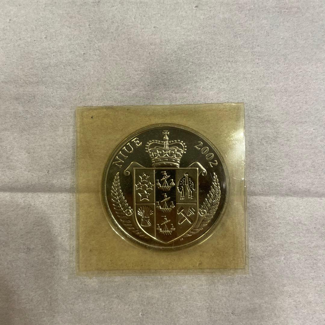 【2002年日本限定販売】ポケモンピチュー　1ドル硬貨　泰星　ニウエ　希少