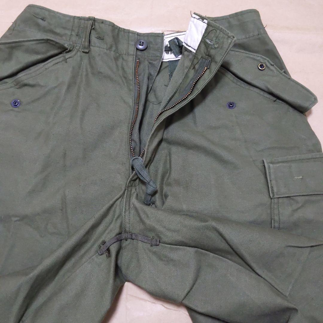アメリカ軍 M65トラウザー OG107 (カーゴパンツ) S−S 実物放出良品