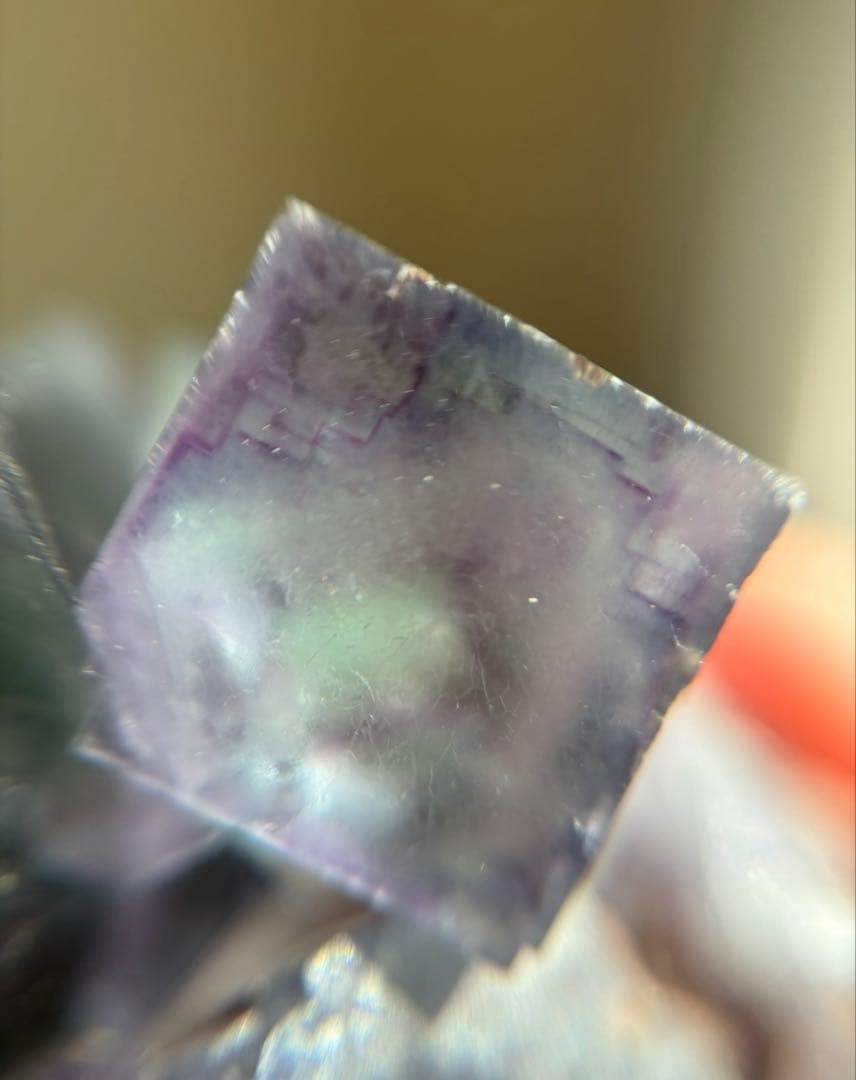 し*ま様 ナミビア産　オコルス　フローライト　2個セット　原石　鉱物標本