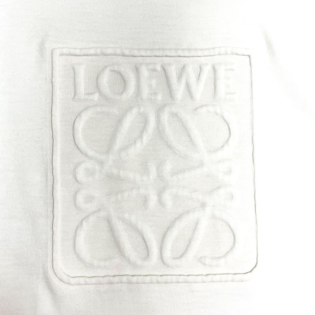 美品 LOEWE ロエベ アナグラム Tシャツ エンボス加工 Mサイズ