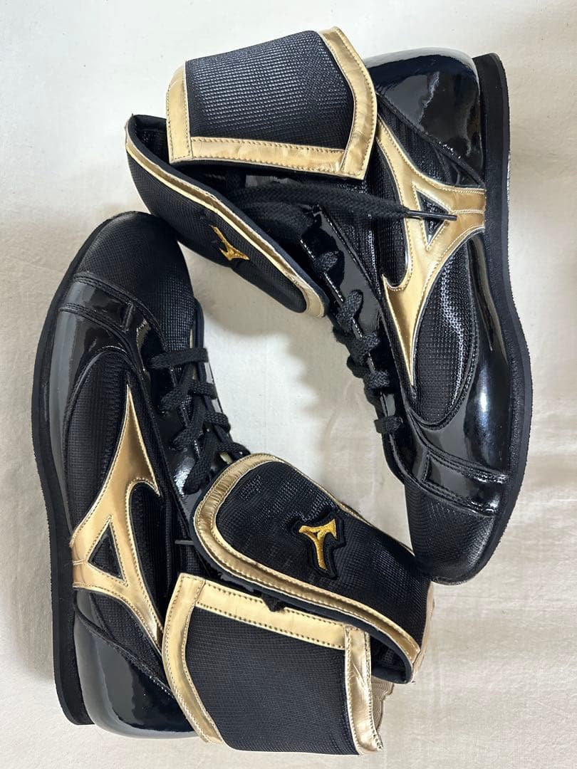 24.5cm！ミズノ スペシャルオーダー 折り返し ボクシングシューズ