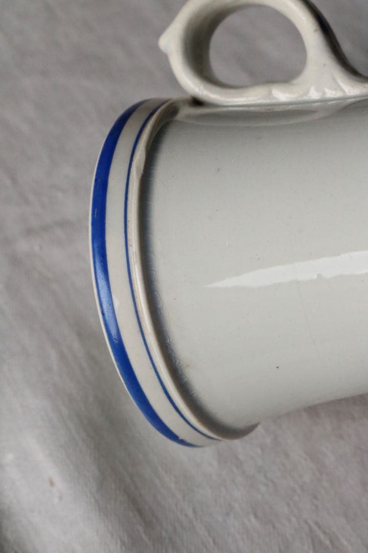 creil et montereau ブルー　カップ　ファイアンス フィーヌ