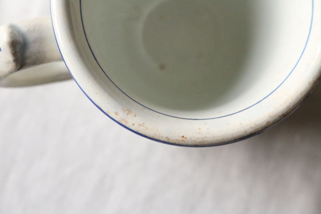 creil et montereau ブルー　カップ　ファイアンス フィーヌ