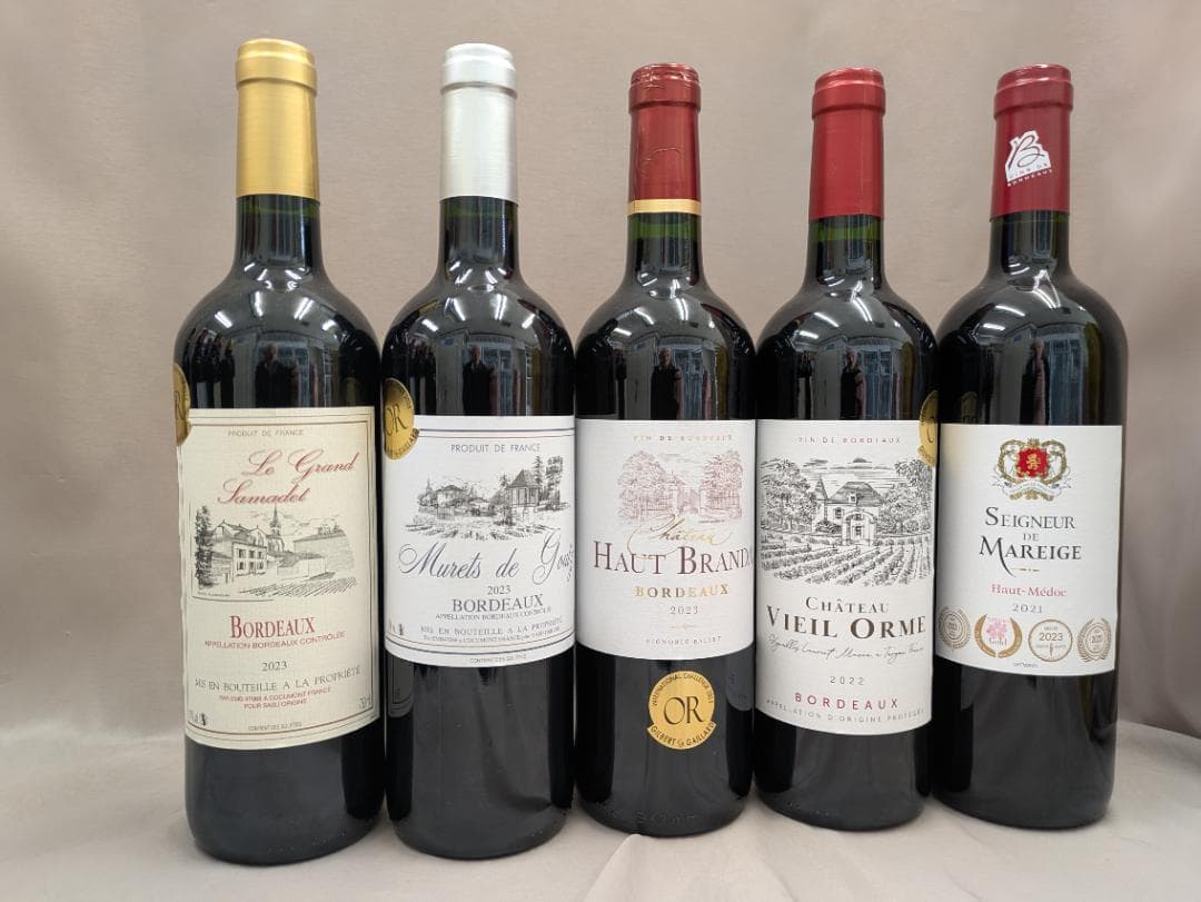 オーメドック,メドック含むボルドー金賞などAO　赤セレクション 12本セット