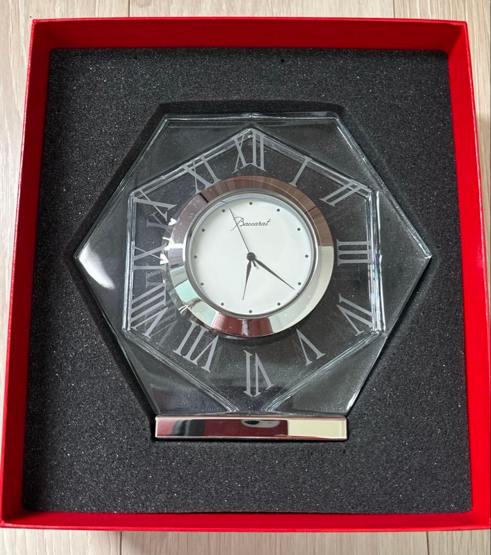 新品・未使用　バカラ Baccarat アビス 置時計 定価154,000円