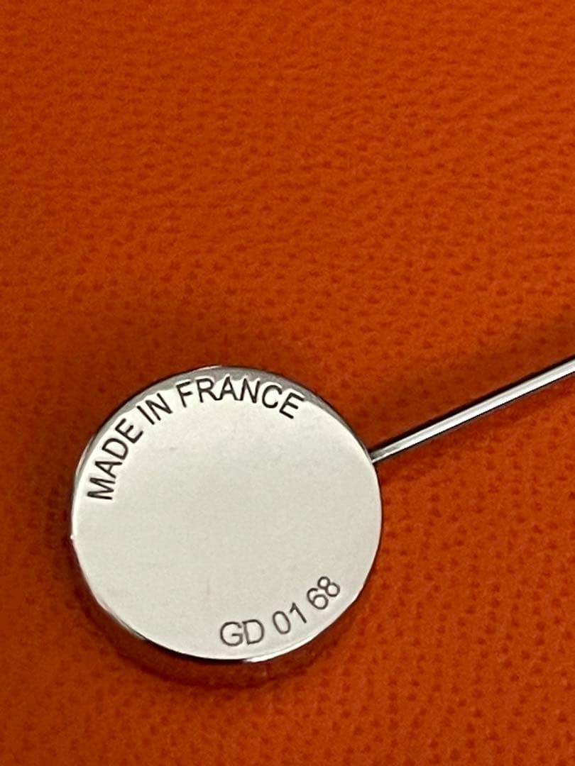 HERMESエルメスハットピンセリエブローチ