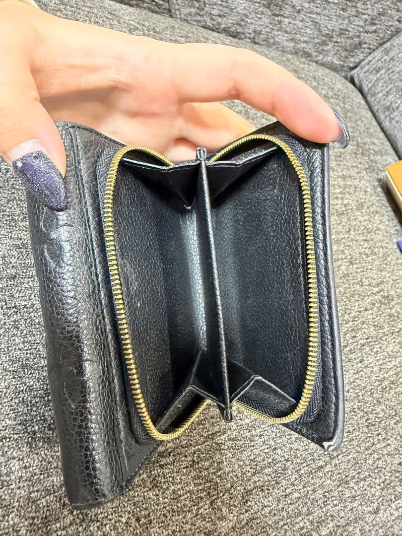 LOUIS VUITTON ポルトフォイユメティスコンパクト ノワール