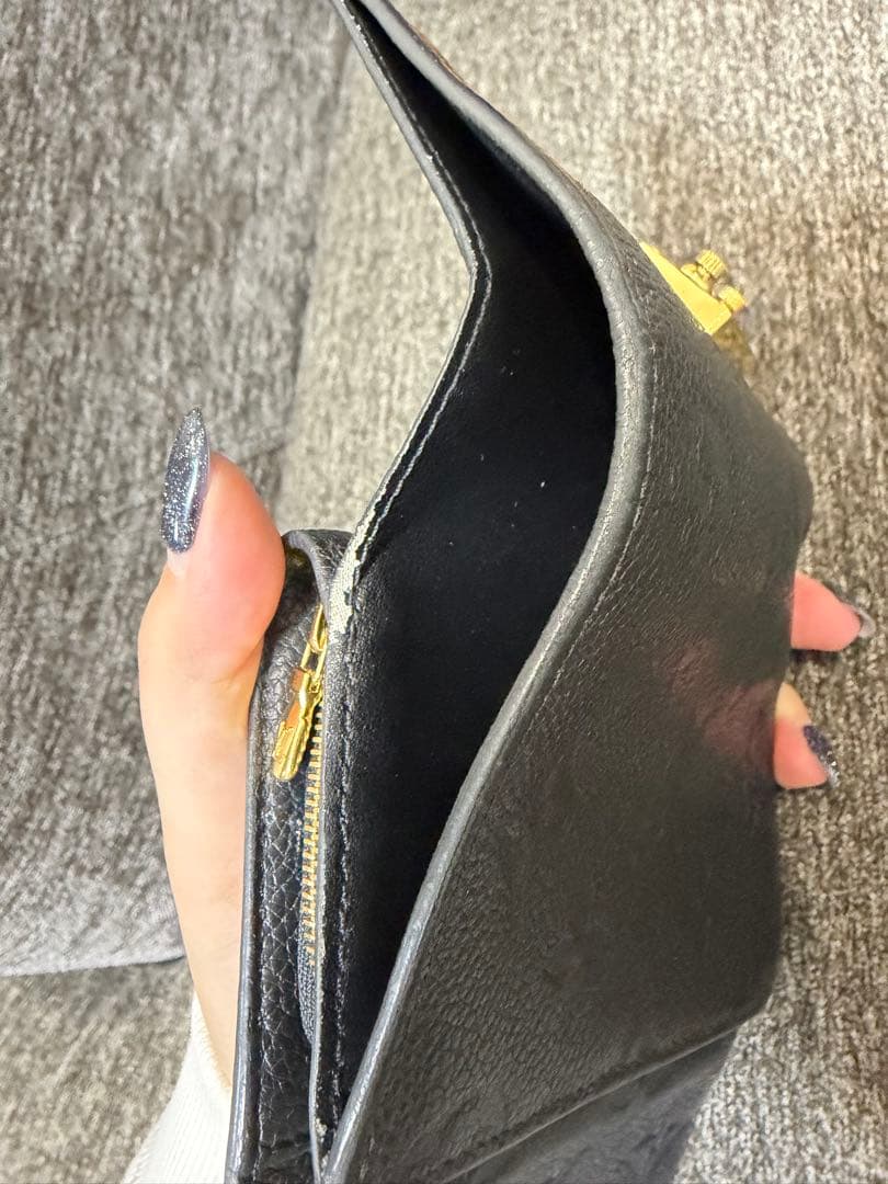 LOUIS VUITTON ポルトフォイユメティスコンパクト ノワール