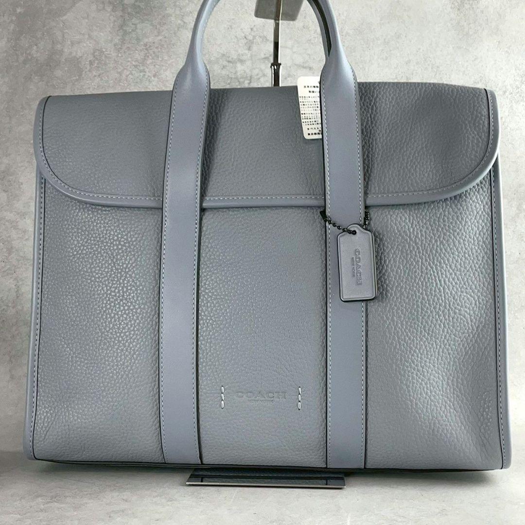 タグ付新品 ゴッサム 2way ポートフォリオ ビジネス A4可 レザー グレー