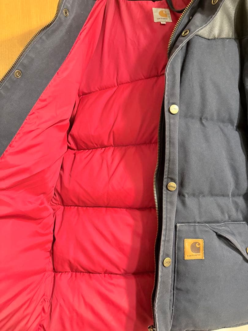 Carhartt ネイビー ダウンジャケット Lサイズ