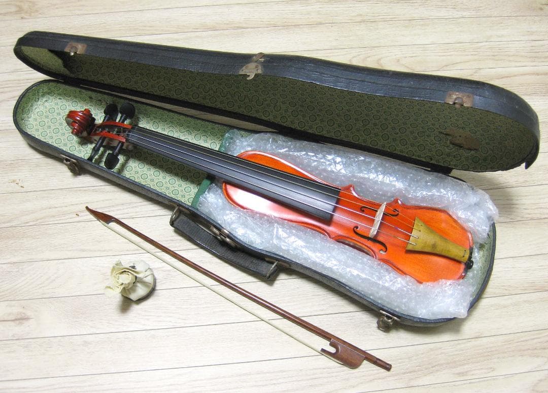 【古楽器】 ポシェット・バイオリン ストラディバリウスモデル 4/4 弓セット