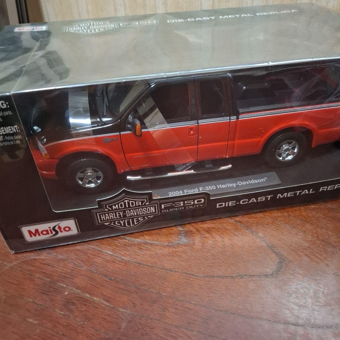 ミニカー Maisto 2004 Ford F-350 Harley-Davidson