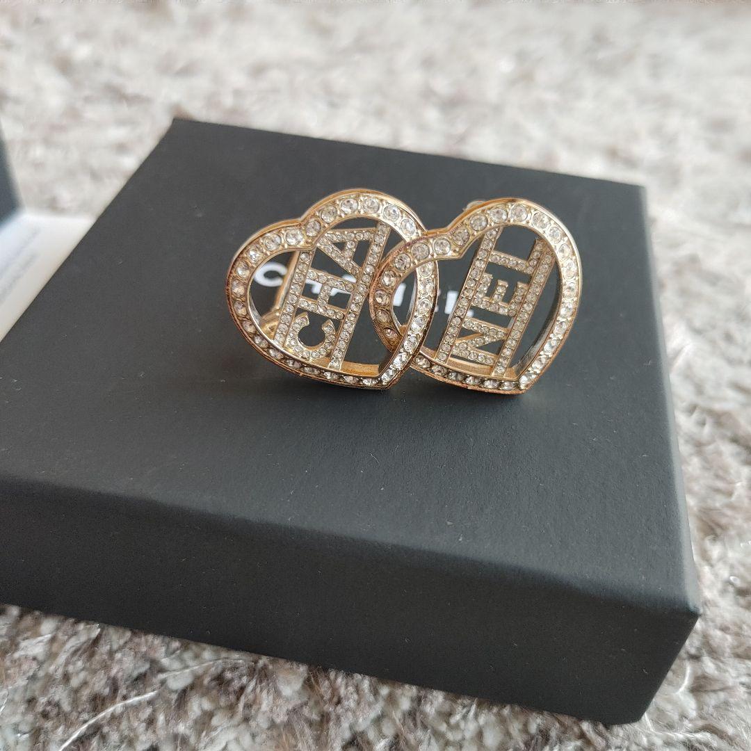 ハート ブローチ ゴールド