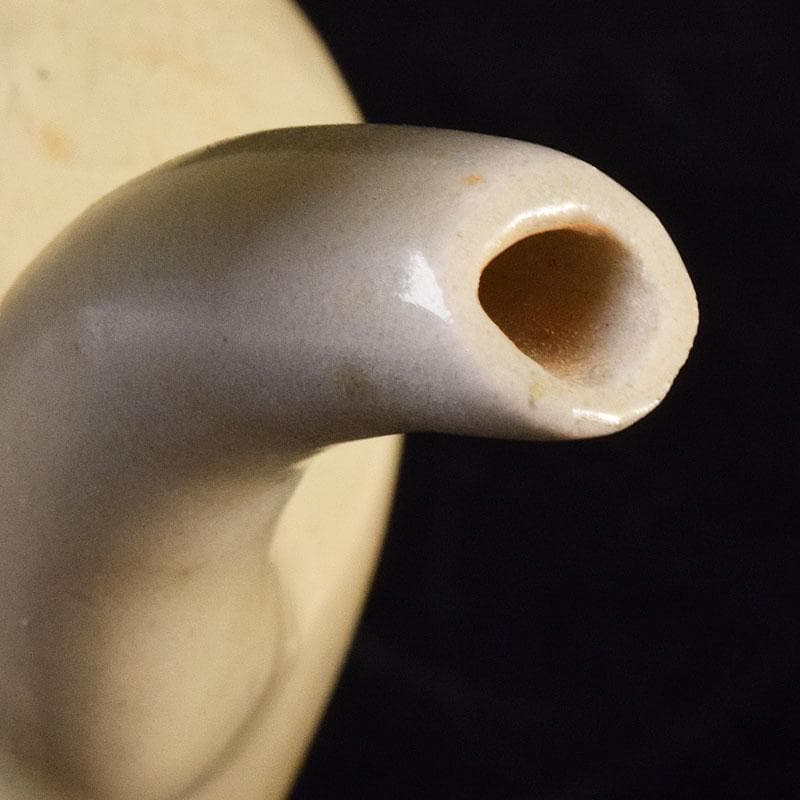 朝鮮美術　李朝　高麗白磁　水注瓶　V　R7909