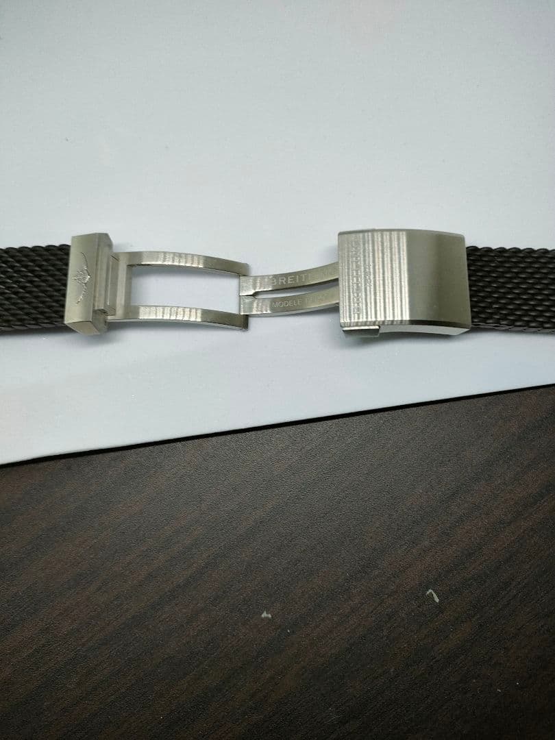 ブライトリング メッシュラバーベルト 22mm