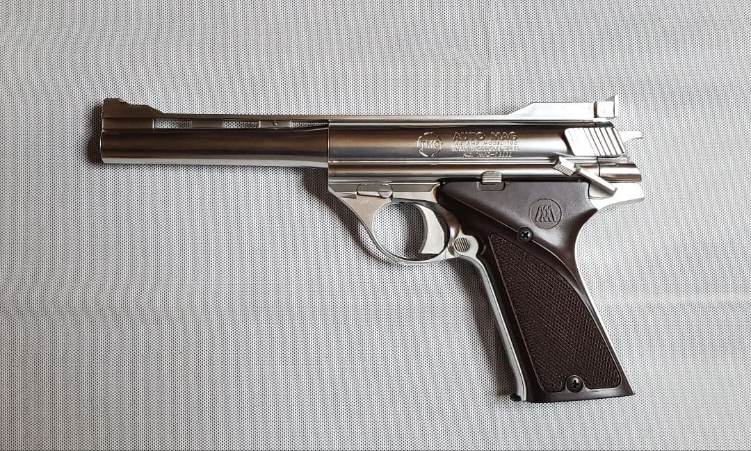 新品　東京マルイ　オートマグ　ステンレスカラー塗装　カスタム　改修品　10禁